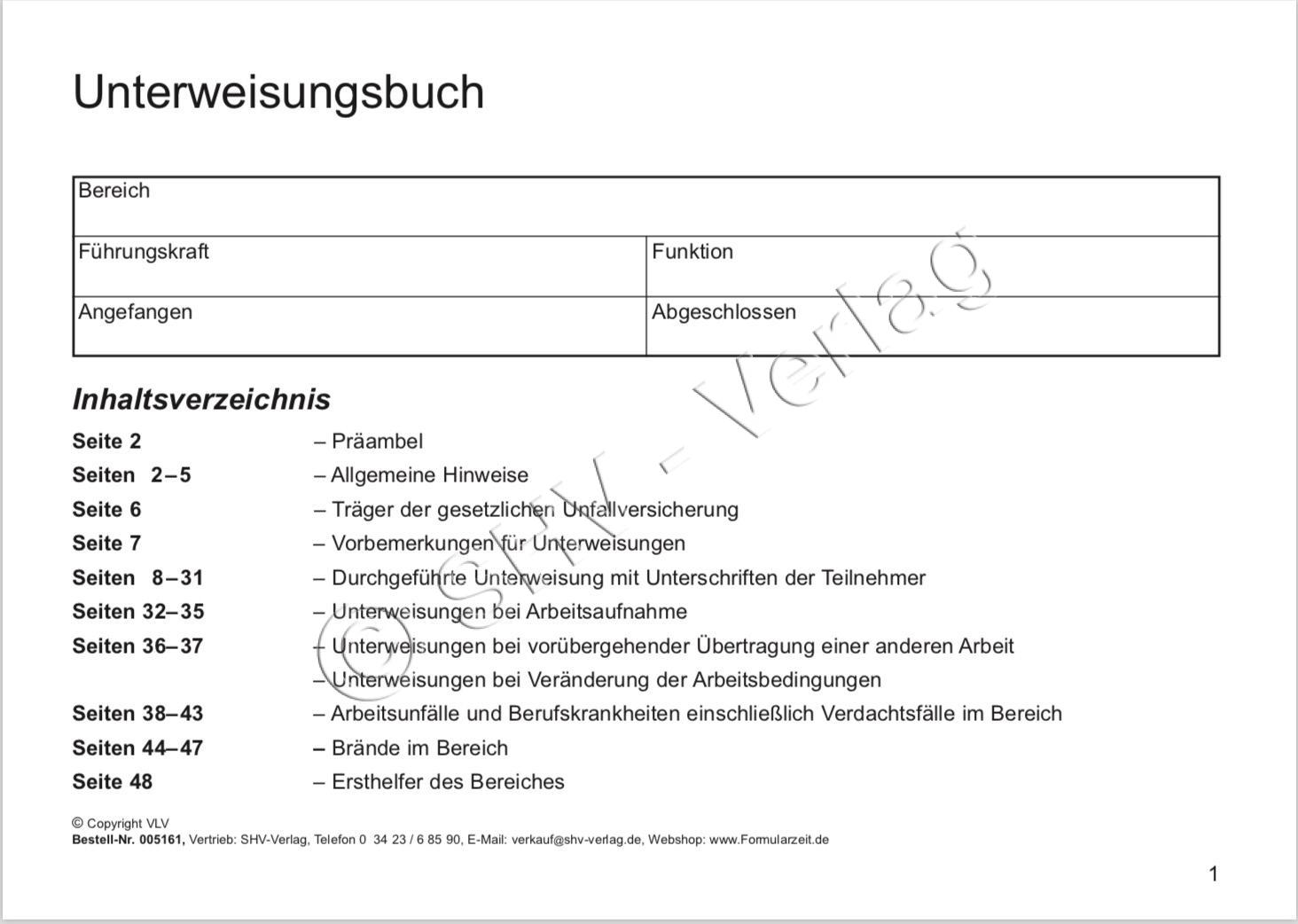 Unfall-Unterweisungsheft-1iLdzVZvLrBqxe Unterweisungsbuch für die Unfallschutzbelehrung Arbeitsschutz 8