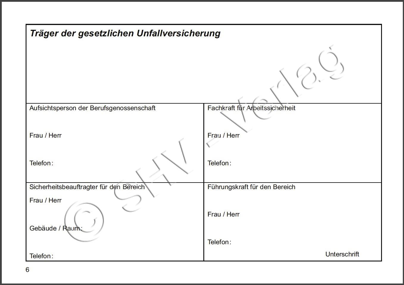 005161-Unterweisungsheft-6gu5BhXKqZ8Iea Unterweisungsbuch für die Unfallschutzbelehrung Arbeitsschutz 5