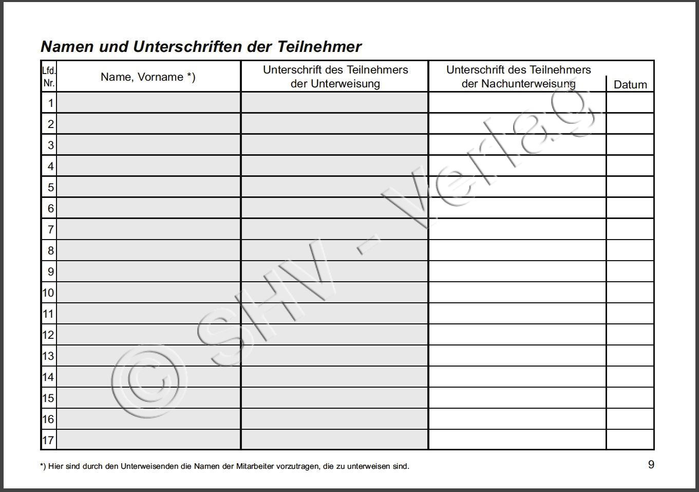 005161-Unterweisungsheft-9gohV6CFvnzAZc Unterweisungsbuch für die Unfallschutzbelehrung Arbeitsschutz 4